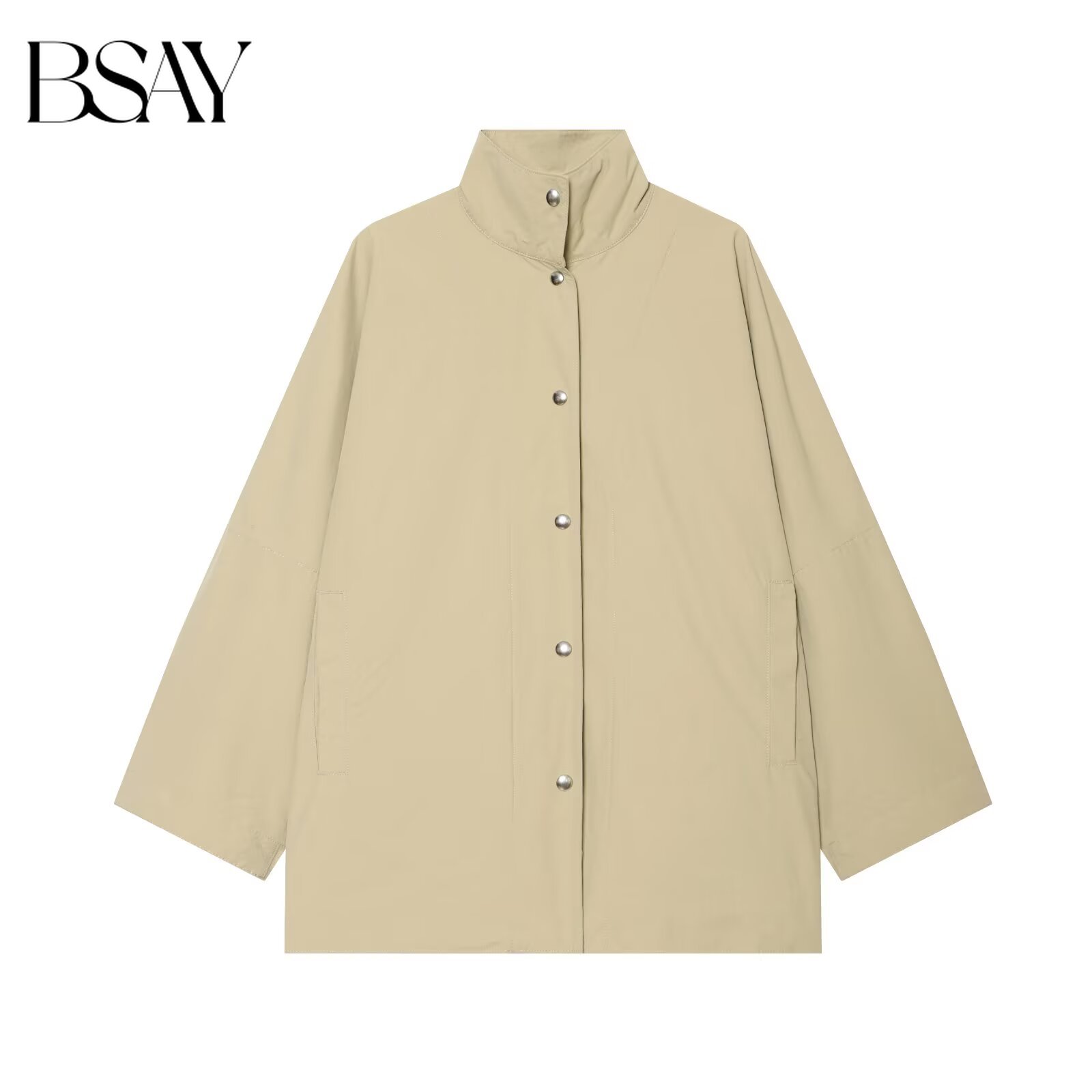 Women'S Fashion Utility Jacket - Женская модная куртка-ветровка BSAY 2026 оверсайз
