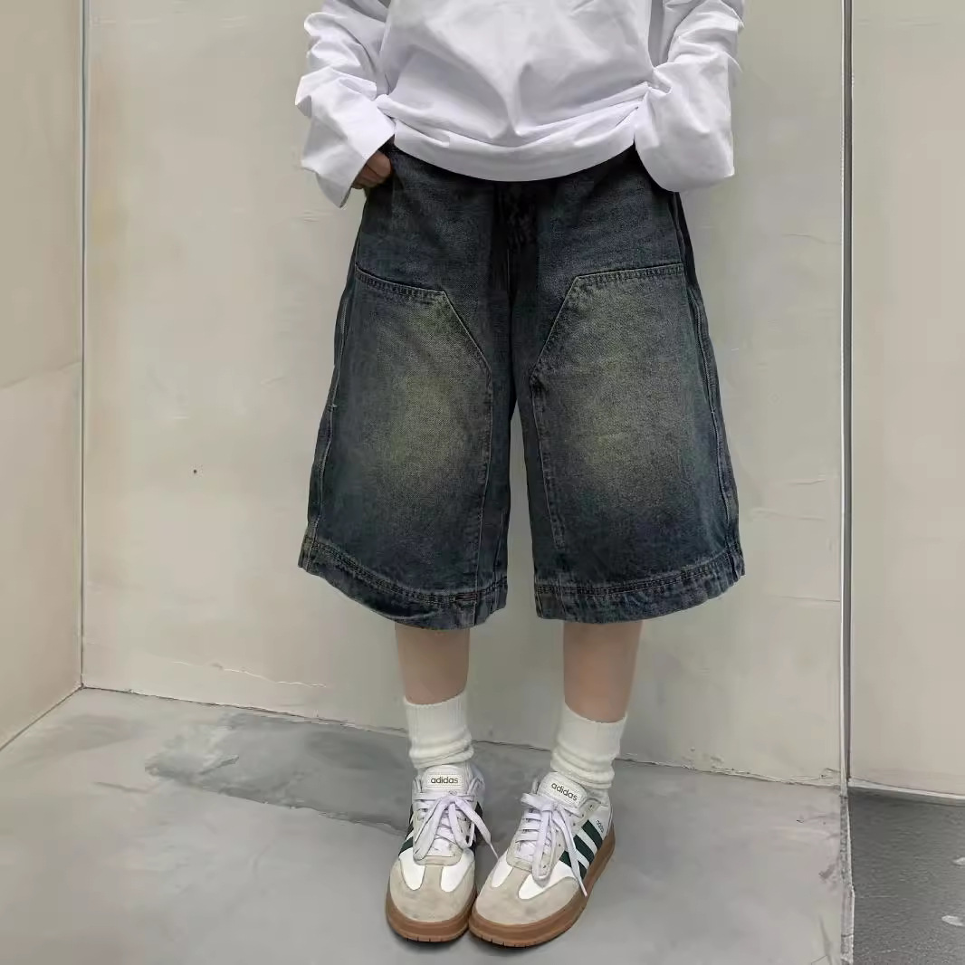 Denim Shorts Women - Женские винтажные мешковатые джинсовые шорты Y2K,