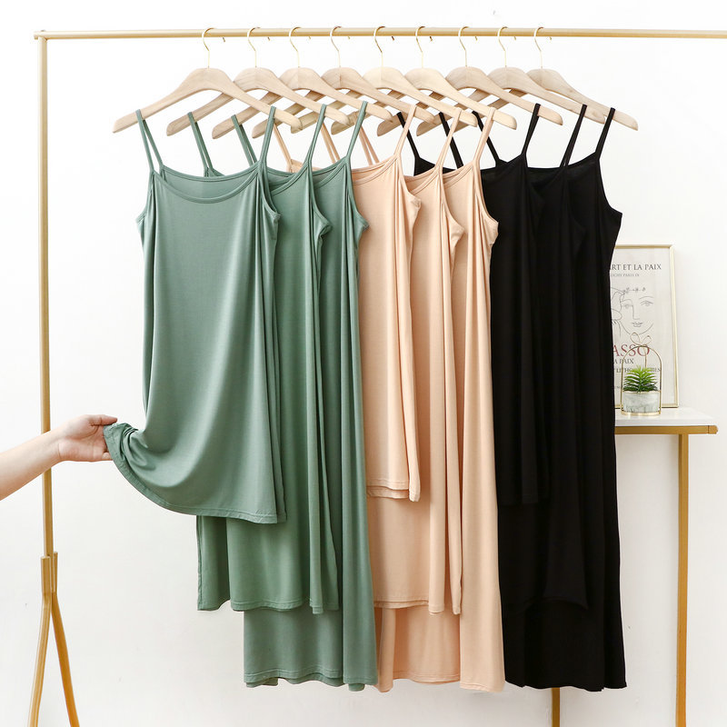 Belted Shirt Dress - Плюс размер модальное платье без рукавов