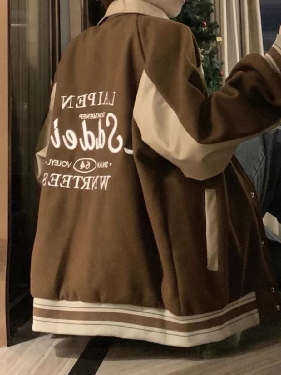 Women'S Fashion Utility Jacket - Бейсбольные куртки для девочек с буквой