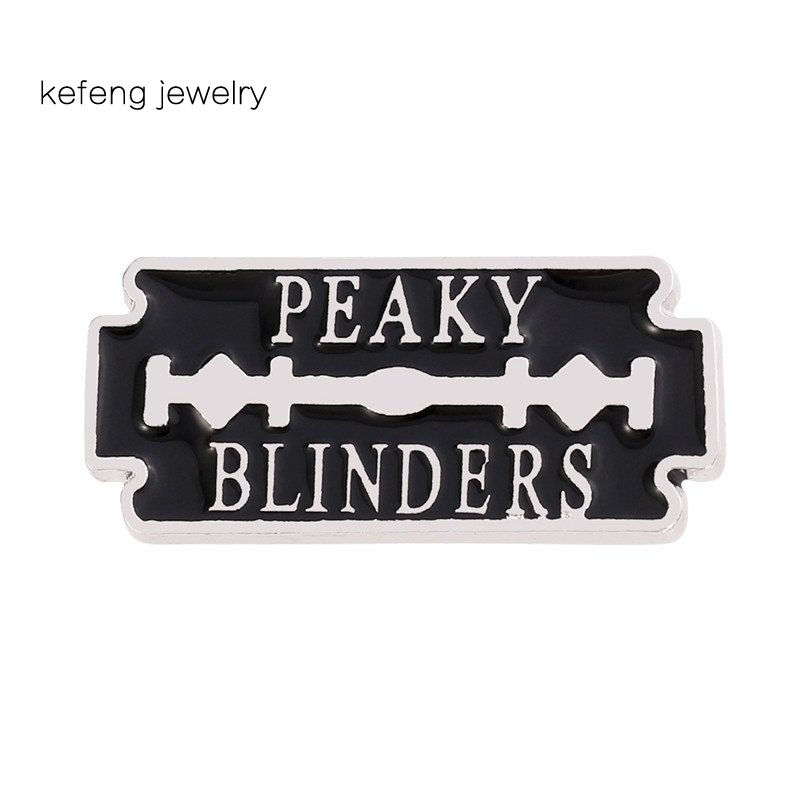 Women'S Fashion Peaky Blinders - Металлический эмалевый значок-брошь в стиле Peaky