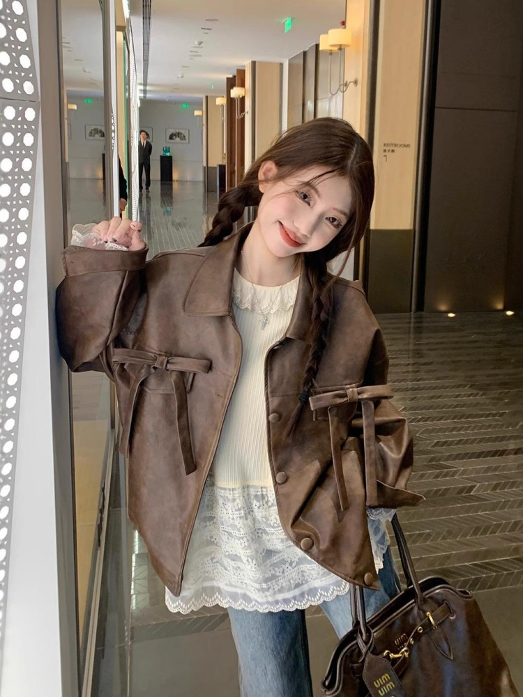 Women'S Fashion Utility Jacket - Байкерские куртки, женская куртка, японская парусиновая