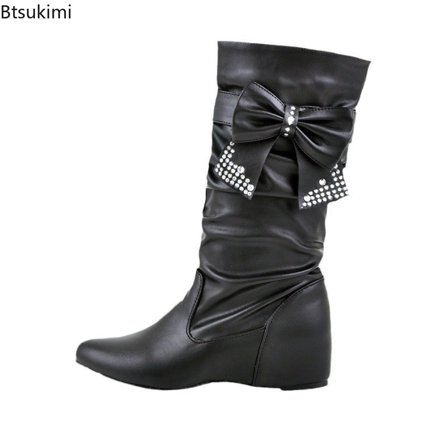 Women'S Fashion Rain Boots - Новые женские сапоги из искусственной кожи