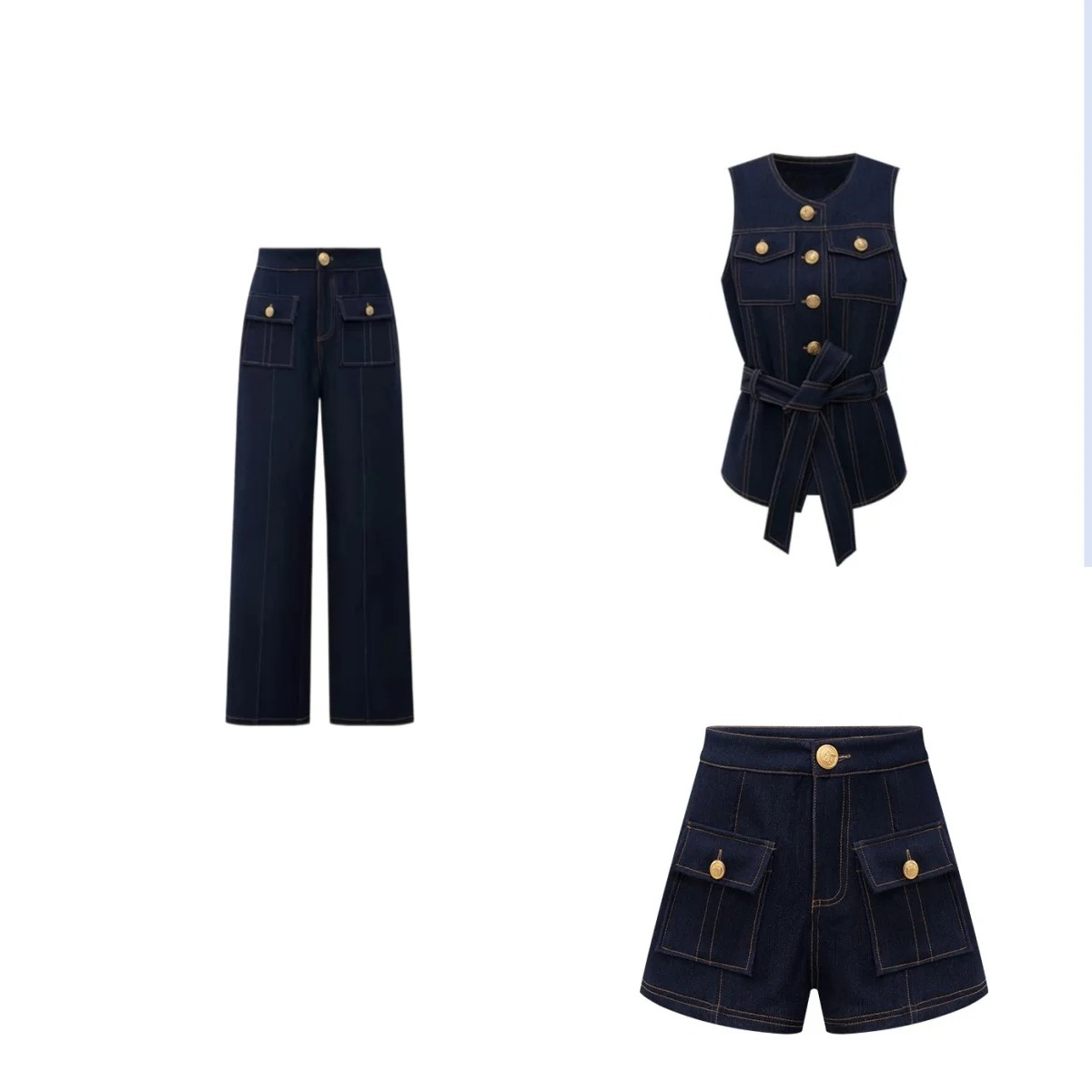 Women'S Fashion Trends 2026 Spring Summer - Модный костюм Y2K 2026: джинсовый жилет,