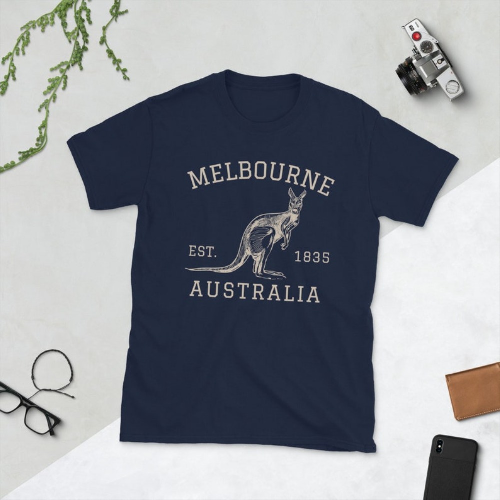 Women'S Fashion Melbourne - Футболка «Мельбурн», австралийская рубашка-кенгуру, винтажная 1835,
