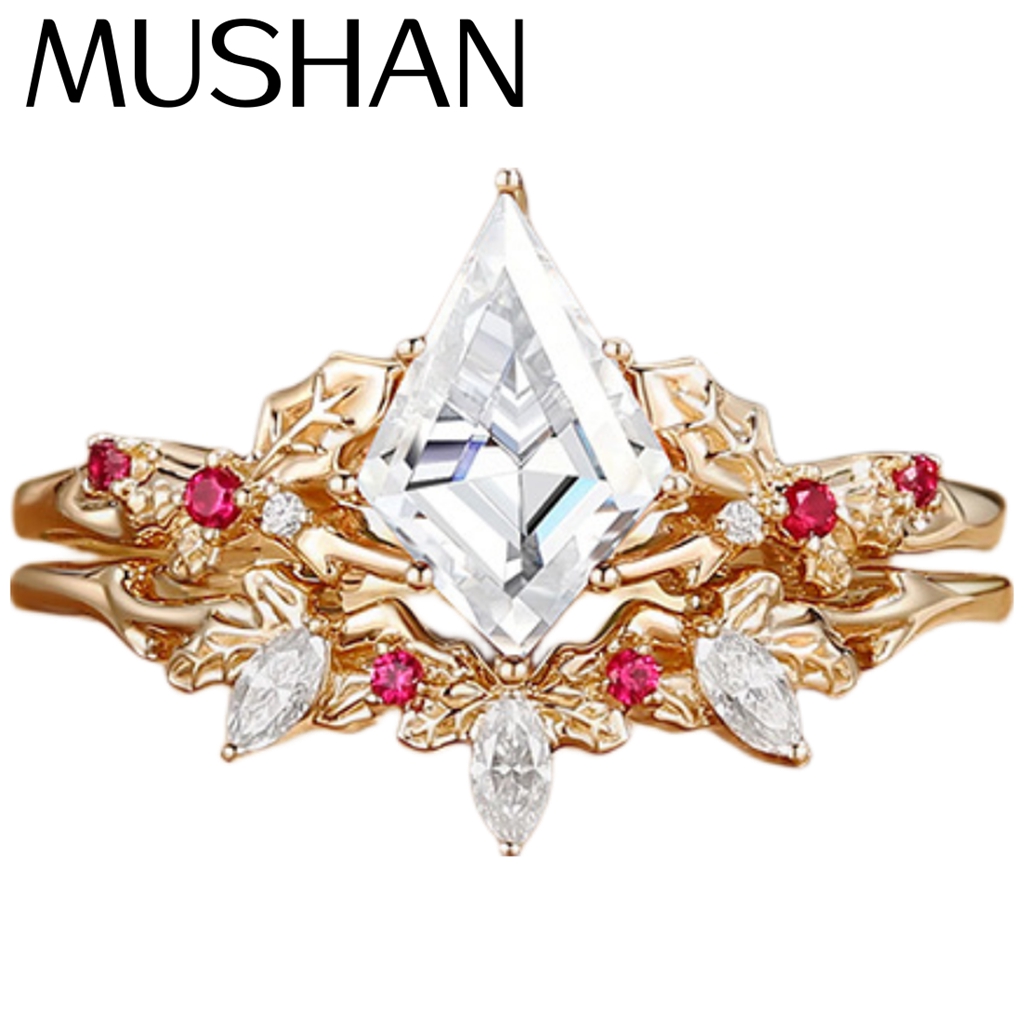 Women'S Fashion Rings Gold - Кольцо MUSHAN из стерлингового серебра 925
