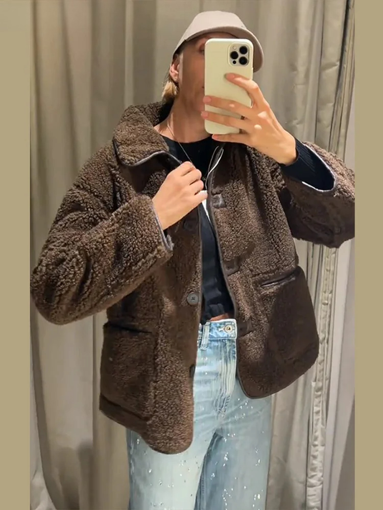 Модная двусторонняя однотонная – обзор и цена Women'S Fashion Utility Jacket