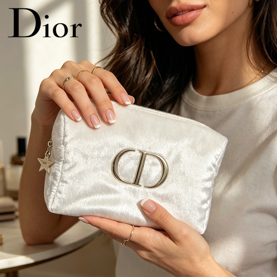 Сумка Dior из белого бархата,  – обзор и цена Women Fashion Logo Design