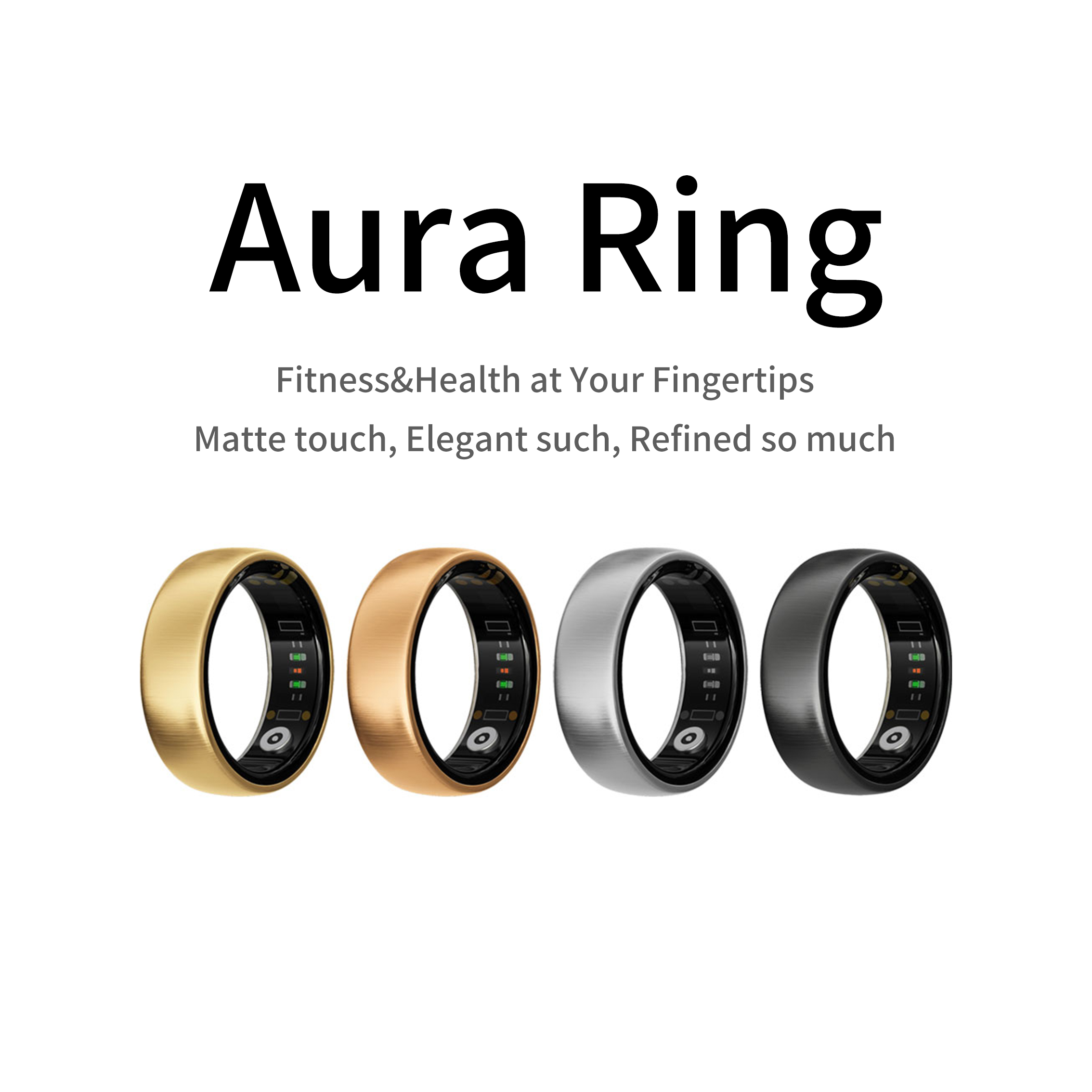 Умное кольцо AURA Matt Smart R – обзор и цена Women'S Fashion Rings Gold