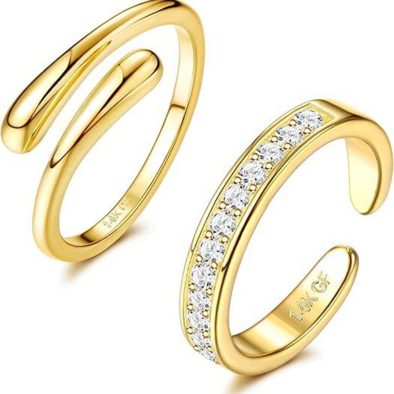 14-каратное позолоченное регул – обзор и цена Women'S Fashion Rings Gold