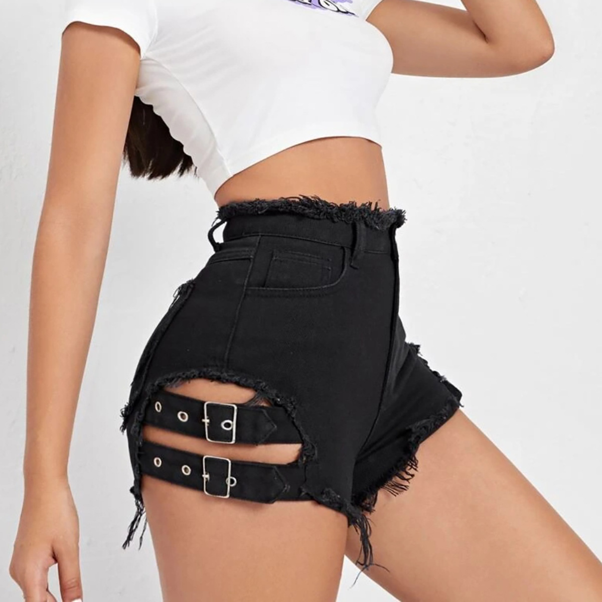 Женские джинсовые шорты с высо – обзор и цена Denim Shorts Women