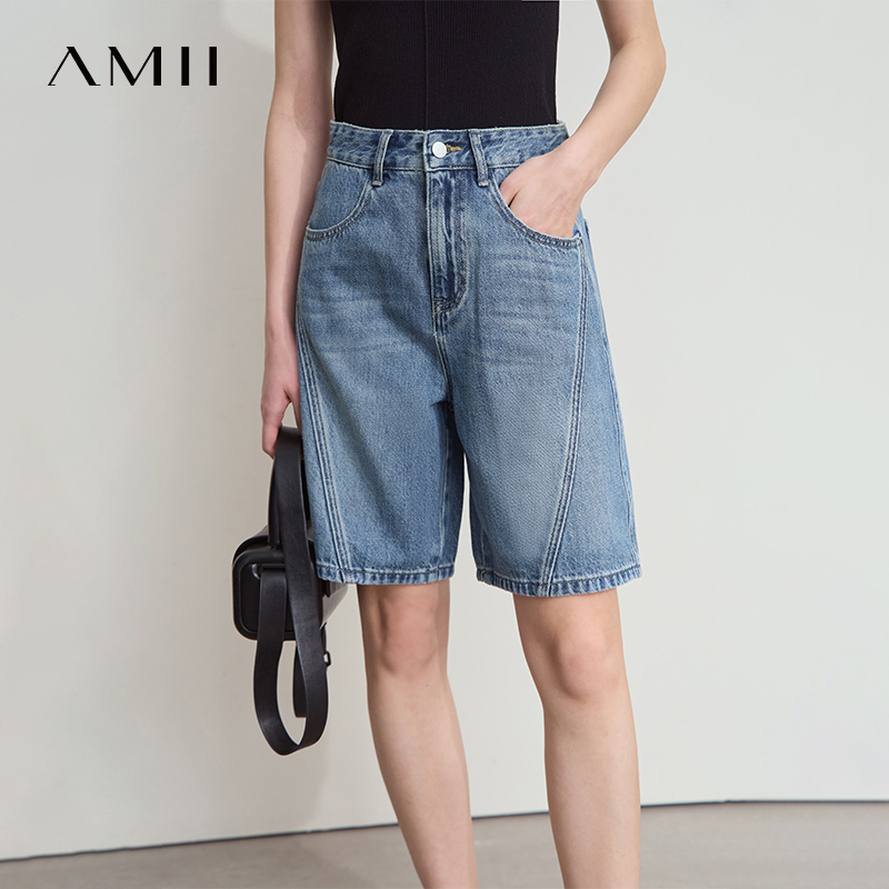 Женские джинсовые шорты AMII,  – обзор и цена Denim Shorts Women