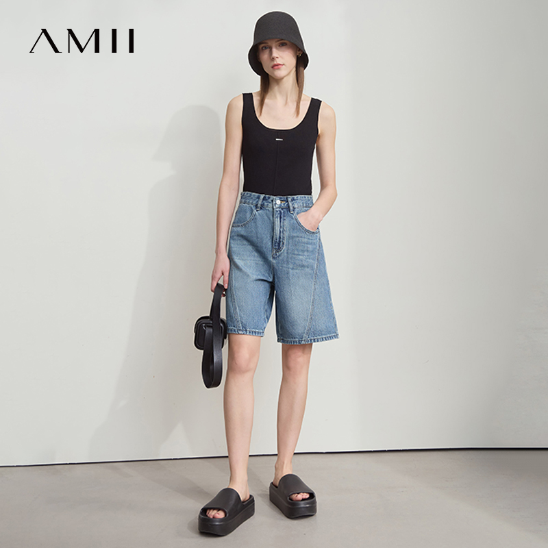 Женские джинсовые шорты AMII,  – обзор и цена Denim Shorts Women