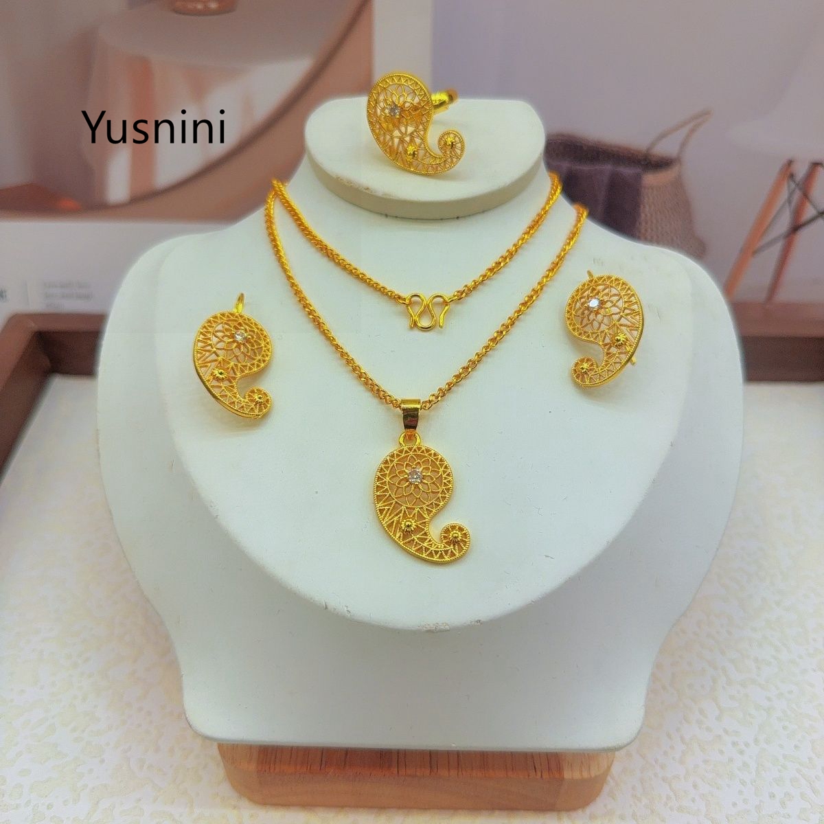 Новый модный элитный комплект  – обзор и цена Women'S Fashion Rings Gold