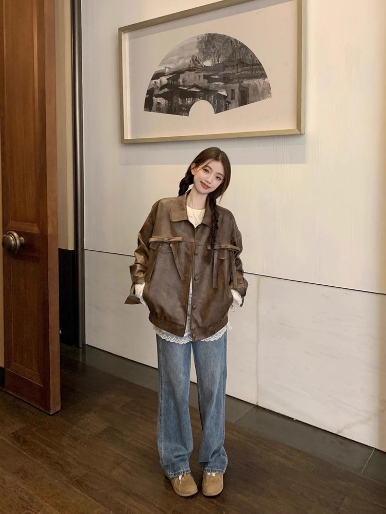 Байкерские куртки, женская кур – обзор и цена Women'S Fashion Utility Jacket