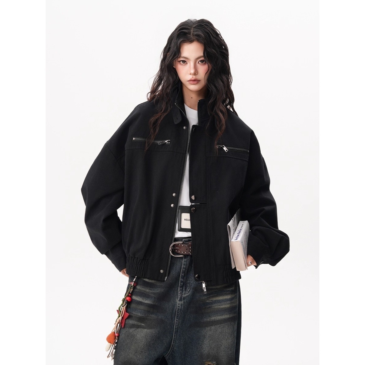 Женская винтажная рабочая курт – обзор и цена Women'S Fashion Utility Jacket