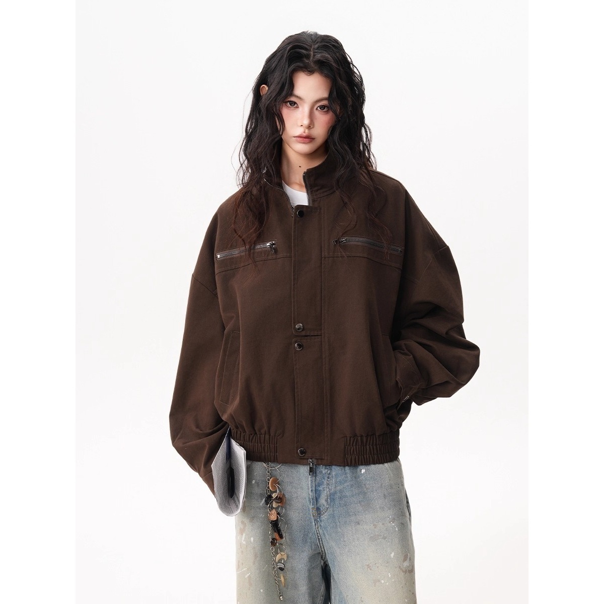 Женская винтажная рабочая курт – обзор и цена Women'S Fashion Utility Jacket